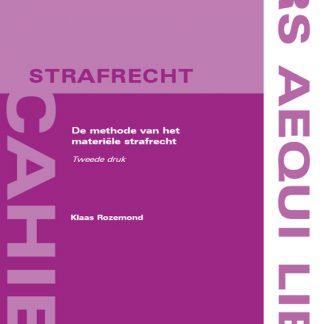 De methode van het materiële strafrecht