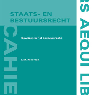 Bewijzen in het bestuursrecht